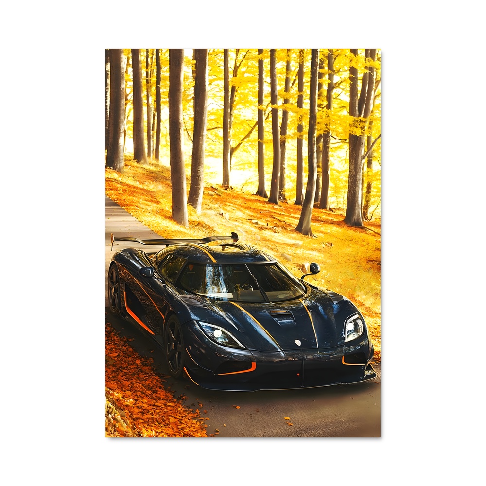 Poster Vitesse élégance arbres